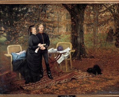 Portretter av den keiserlige prins Eugenia (Eugenia de Montijo av James Jacques Joseph Tissot
