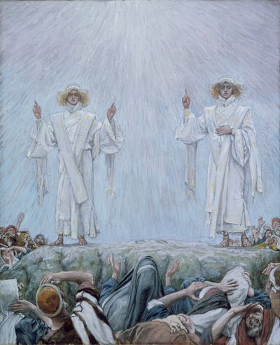 The Ascension, illustrasjon for The Life of Christ, ca. 1884-96 (wc & gouache på papp) av James Jacques Joseph Tissot