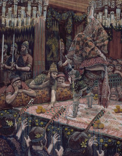 The Daughter of Herodias Dancing, illustrasjon for The Life of Christ, ca. 1886-94 (wc & gouache på papp) av James Jacques Joseph Tissot