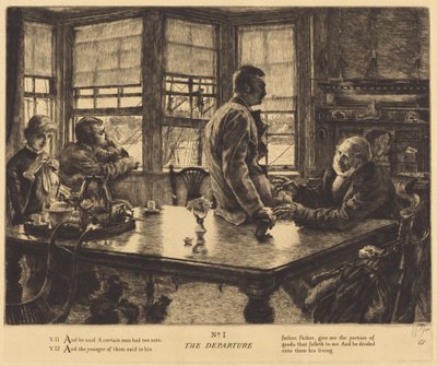 Avreisen av James Jacques Joseph Tissot
