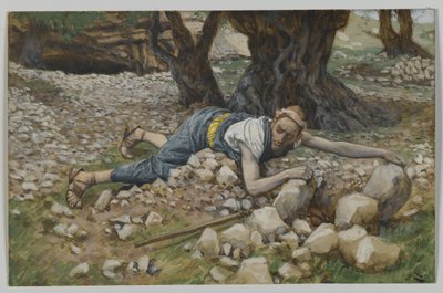 The Hidden Treasure, illustrasjon fra The Life of Our Lord Jesu Christ (wc over grafitt på papir) av James Jacques Joseph Tissot