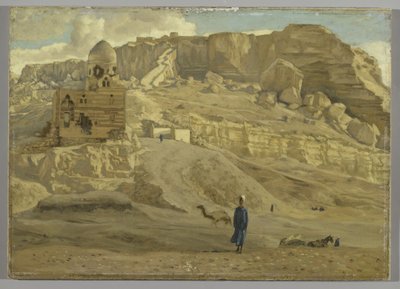 Mokattamen fra citadellet i Kairo, illustrasjon fra Vår Herre Jesu Kristi liv av James Jacques Joseph Tissot