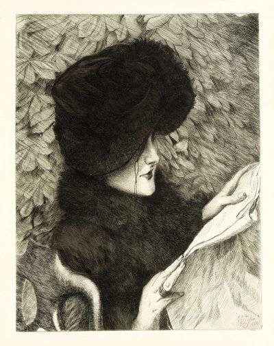 Avisen, 1883 av James Jacques Joseph Tissot