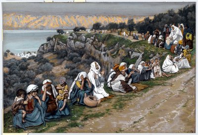 The Sick Waiting for Jesus to Pass By, illustrasjon til The Life of Christ, ca. 1884-96 (wc & gouache på papp) av James Jacques Joseph Tissot