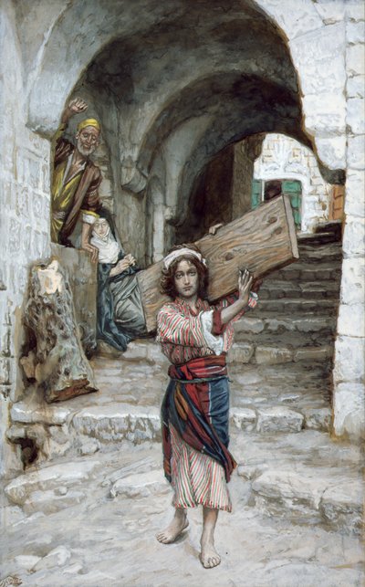 The Youth of Jesu, illustrasjon for The Life of Christ, ca. 1886-94 (wc og gouache på papp) av James Jacques Joseph Tissot