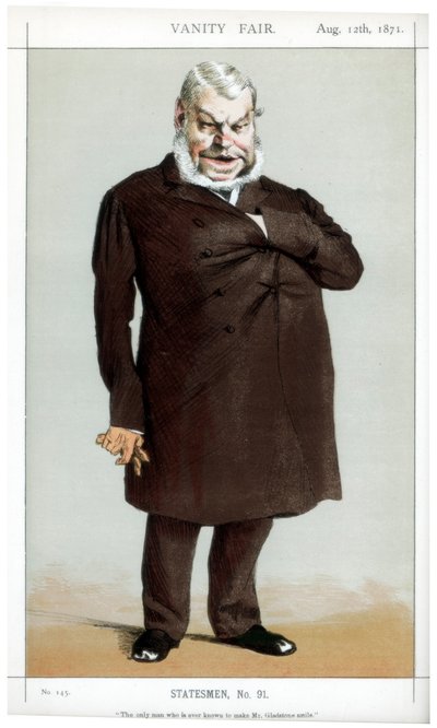 Den eneste mannen som noen gang er kjent for å få Mr Gladstone til å smile, 1871 av James Jacques Joseph Tissot