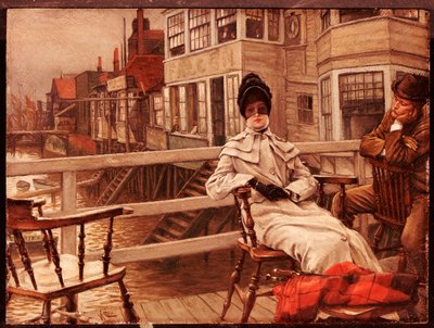 Venter på båten i Greenwich av James Jacques Joseph Tissot