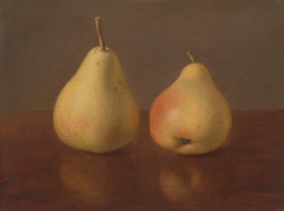 To McLaughlin-pærer, u.å. (olje på plate) av James Jnr Hardy