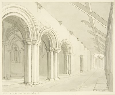 Inngang til Chapter Room of Bristol Cathedral av James Johnson