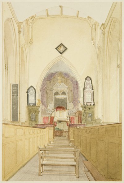 Interiør av Johanneskirken av James Johnson