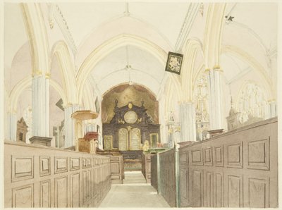 Interiør i Peterskirken av James Johnson