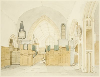 Interiøret i St. Philips kirke av James Johnson