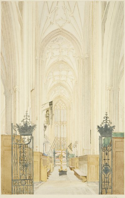 Transept av St Mary Redcliffe, ser sørover av James Johnson