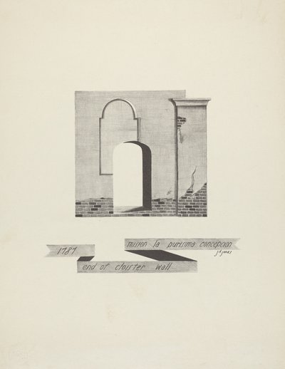 Mission The Purest Conception - End of Cloister Wall av James Jones