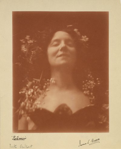 "Ønsket": portrett av Yvette Guilbert, 1896 av James L. Breese