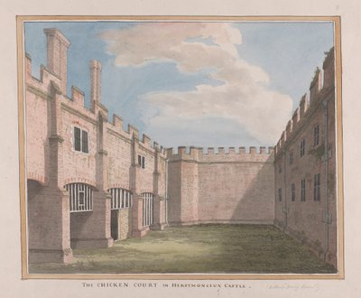 Herstmonceux Castle, East Sussex: The Chicken Court av James Lambert  of Lewes
