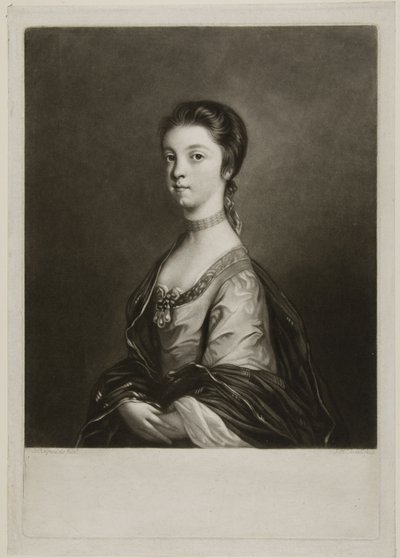 Lady Elizabeth Montagu av James MacArdell
