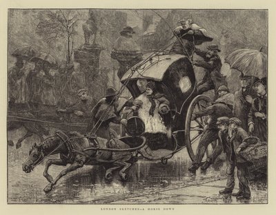 London Sketches, en hest ned av James Macbeth