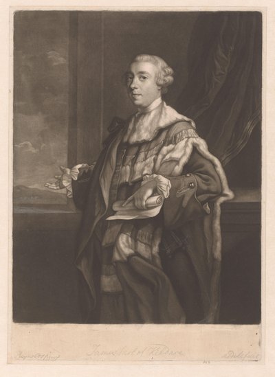 Portrett av James FitzGerald av James McArdell