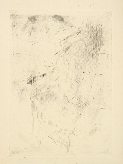 [76] Inntrykk fra kansellerte plater av Whistler - [Sittende figur?] av James Abbott McNeill Whistler