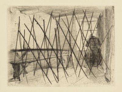 [76] Inntrykk fra kansellerte plater av Whistler - The Miser. av James Abbott McNeill Whistler