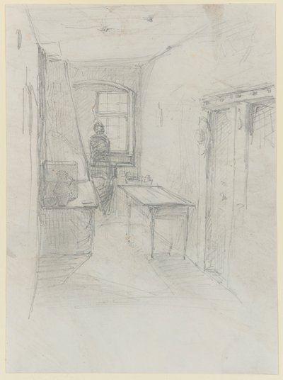 Et kjøkken på Lutzelbourg av James Abbott McNeill Whistler