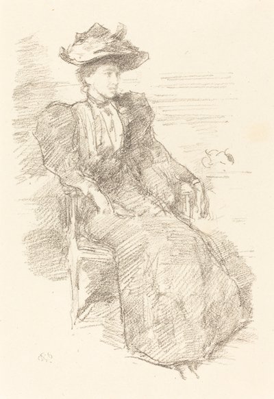 Et portrett: Mildred Howells av James Abbott McNeill Whistler