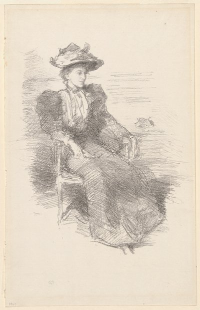 Et portrett: Mildred Howells av James Abbott McNeill Whistler