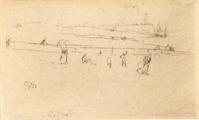 En skisse hos Dieppe av James Abbott McNeill Whistler