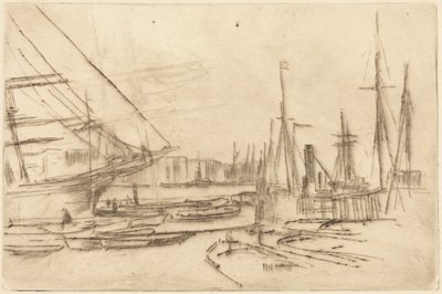 En skisse fra Billingsgate av James McNeill Whistler