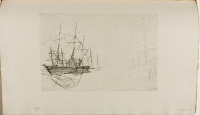 En skisse av frakt av James Abbott McNeill Whistler