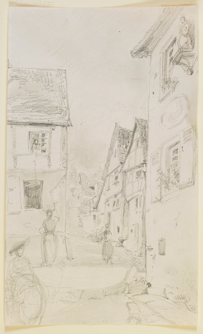 En gatescene av James Abbott McNeill Whistler