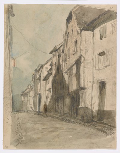 En gate ved Saverne av James Abbott McNeill Whistler