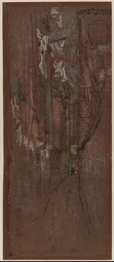 En gate i Venezia av James Abbott McNeill Whistler