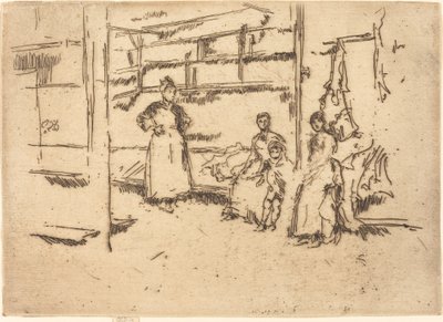Etter salget, Hounsditch av James Abbott McNeill Whistler