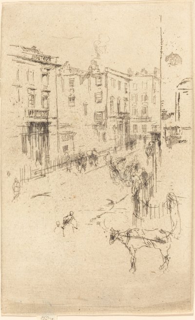 Alderney Street av James Abbott McNeill Whistler