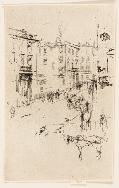Alderney Street av James Abbott McNeill Whistler