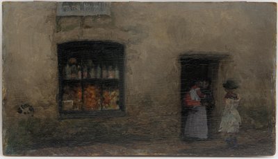 En oransje note: Sweet Shop av James Abbott McNeill Whistler