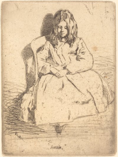 Annie Sittende av James Abbott McNeill Whistler