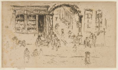 Archway, Brussel av James Abbott McNeill Whistler