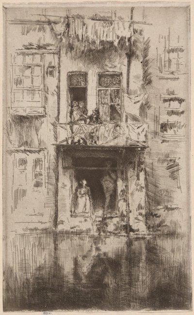 Balkong, Amsterdam av James Abbott McNeill Whistler