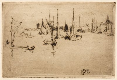 Lektere, Dordrecht av James Abbott McNeill Whistler