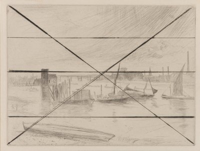 Battersea Dawn (Cadogan Pier) av James Abbott McNeill Whistler