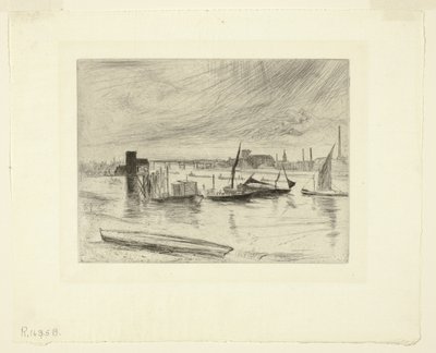Battersea Dawn (Cadogan Pier) av James Abbott McNeill Whistler