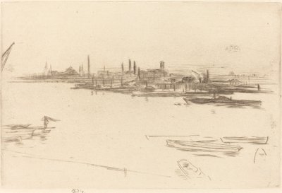 Battersea: Dawn av James Abbott McNeill Whistler