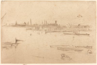 Battersea: Dawn av James Abbott McNeill Whistler