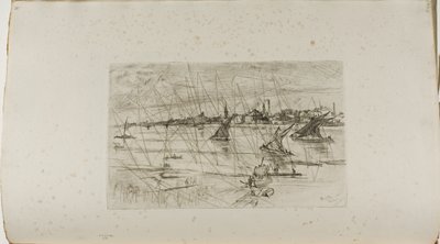 Battersea Reach av James Abbott McNeill Whistler