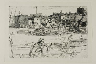 Black Lion Wharf av James Abbott McNeill Whistler