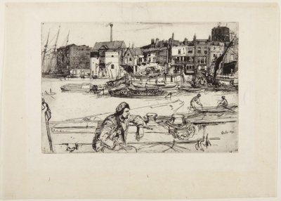 Den svarte løves kai av James McNeill Whistler