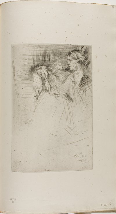 Børsting av håret av James Abbott McNeill Whistler